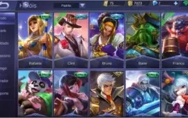 MobLegends conta 44 Champs... 44 skins 2 E outros quase 60