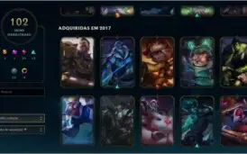CONTA LEAGUE OF LEGENDS - SEASON I  - LVL 148 - Gold IV -