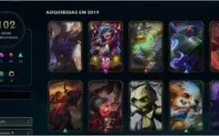 CONTA LEAGUE OF LEGENDS - SEASON I  - LVL 148 - Gold IV -