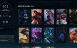 CONTA LEAGUE OF LEGENDS - SEASON I  - LVL 148 - Gold IV -