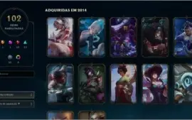 CONTA LEAGUE OF LEGENDS - SEASON I  - LVL 148 - Gold IV -