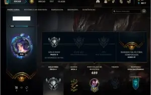 Conta prata 2 com 79 skins e 136 champs