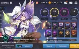 CONTA GRAND CHASE MOBILE 1,4KK BARATO