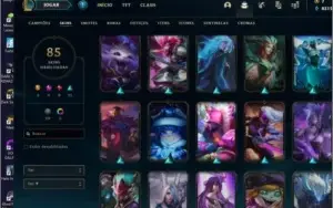 CONTA LOL PARA SAIR RAPIDO