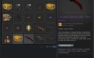 Conta Steam CS GO 3MIL de inventario e mais de mil em jogos