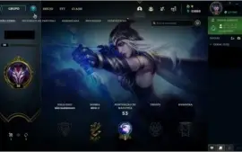 CONTA LEAGUE OF LEGENDS UNRANKED