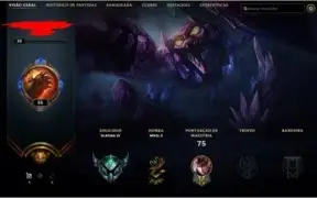 CONTA LEAGUE OF LEGENDS PLATINA 4