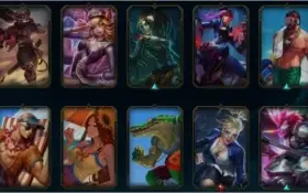 LVL 30, todos os Campeões + 203 Skins!
