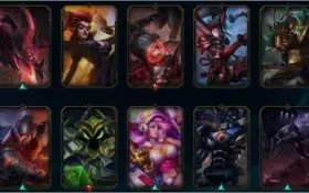LVL 30, todos os Campeões + 203 Skins!