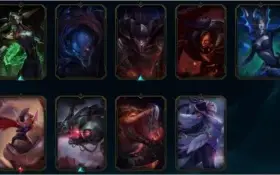 LVL 30, todos os Campeões + 203 Skins!