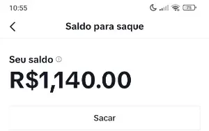 Conta Tiktok Com R$1.140 No Promover ✅ 1K Seguidores Br
