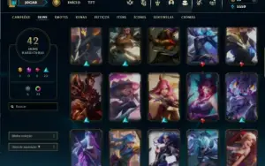 [G1] Conta com varias skins e baus