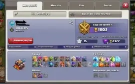 Conta de clash of clans cv 10 excelente e barata