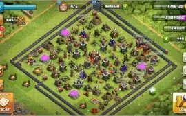 Conta de clash of clans cv 10 excelente e barata