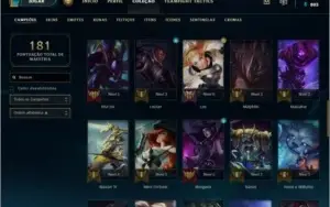 Conta lol, elo prata 1