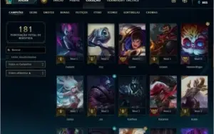 Conta lol, elo prata 1