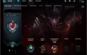 Conta League of Legenda Platina IV - 53 campeões / 22 skins