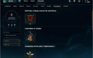 Conta League of Legenda Platina IV - 53 campeões / 22 skins
