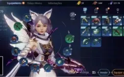 Conta Mir4 arqueira - lvl74 -90k Power - Escama Épica