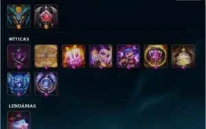 CONTA D3 1PDL 148 CHAMPIONS / 253 SKINS LVL 475 / GM S9
