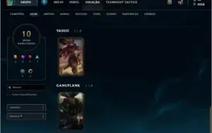 Conta lol Smurf
