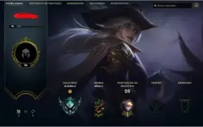 Smurf platina II, e-mail não confirmado, 64% Win Rate.