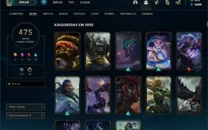 Conta League of Legends 475 Skins