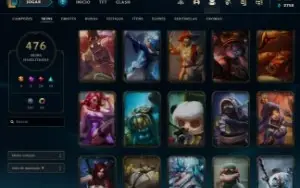 Conta League of Legends 475 Skins