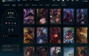 Conta League of Legends 475 Skins