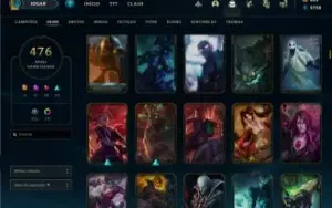 Conta League of Legends 475 Skins