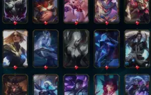 CONTA com 199 skins (quase todas da katarina) 24kEA