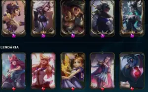 CONTA com 199 skins (quase todas da katarina) 24kEA