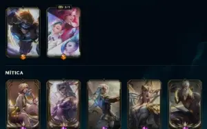 CONTA com 199 skins (quase todas da katarina) 24kEA
