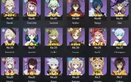 AR55, 18T5 Neuvillette + Bis, Mualani + Bis, Kazuha, e etc
