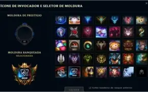 Conta LoL 20 skins - 2015