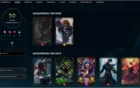 Conta LoL 20 skins - 2015