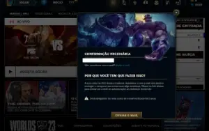 Ouro 3 com 40 Champs e 8 Skins + 2 Fragmentos