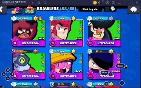 CONTA BRAWL STARS FULL ACESSO|46K+ TROFÉUS | 88/88 BRAWLERS