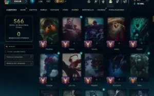 Unranked com 150 Champs e 146 Skins ( SUP / JG ) +7 Vitorios