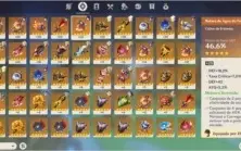 Genshin Impact Zhongli, Ningguang, Jean, Mona + Atlas AR 50