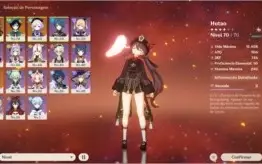 GENSHIN IMPACT CONTA COM HU TAO e VENTI AR 37