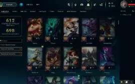 Conta LoL Lvl 364, Platina na season de 2022