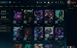 Conta LoL Lvl 364, Platina na season de 2022