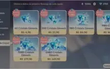 Conta Genshin Impact Eula C2 Raiden C2 Hu tao C1 Homa outros