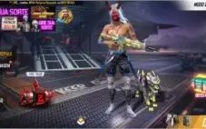 Conta free fire varias roupas e Skins