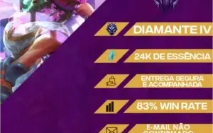 CONTA LOL - D4 (TOP 1 RAMMUS WORLD / 83% WR / EMAIL N VERIF)