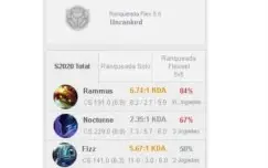 CONTA LOL - D4 (TOP 1 RAMMUS WORLD / 83% WR / EMAIL N VERIF)