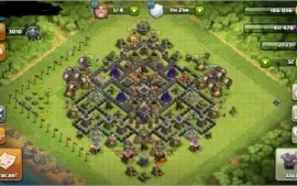 Conta Clash of Clans Cv9 semi full