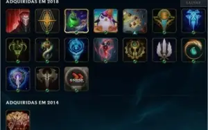 Conta Diamante V  League of Legends