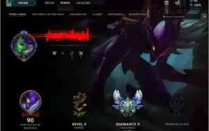 Conta Diamante V  League of Legends